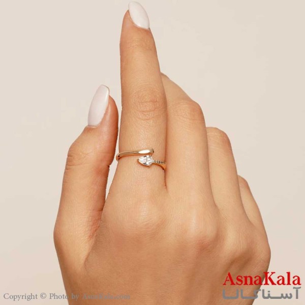 انگشتر ژوپینگ مدل فری سایز نگین دار کد ANG1997W