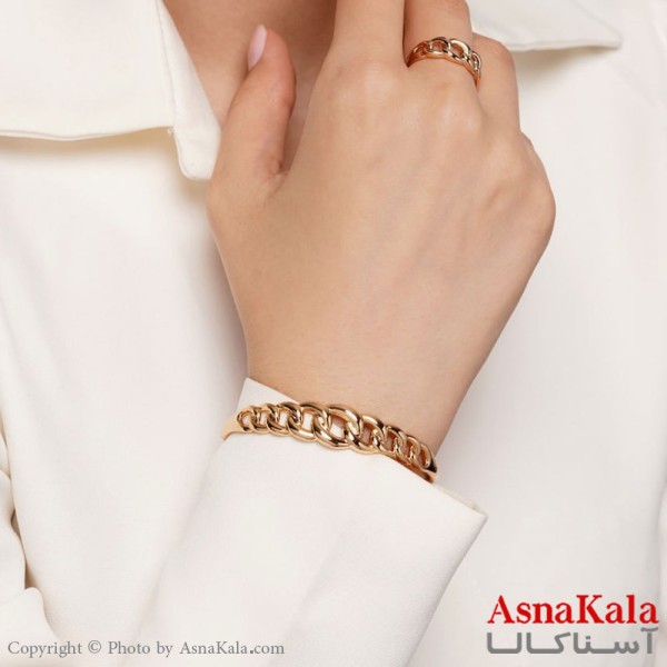 دستبند النگویی ژوپینگ مدل کارتیر کد DSB18220W