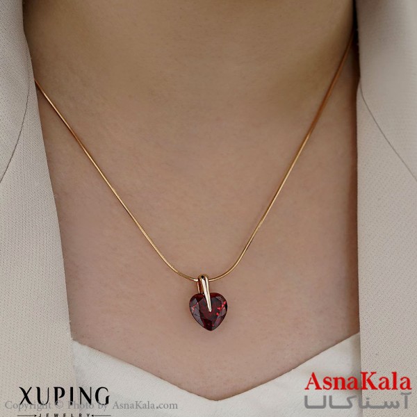 گردنبند ژوپینگ مدل قلب کد GNB16255W