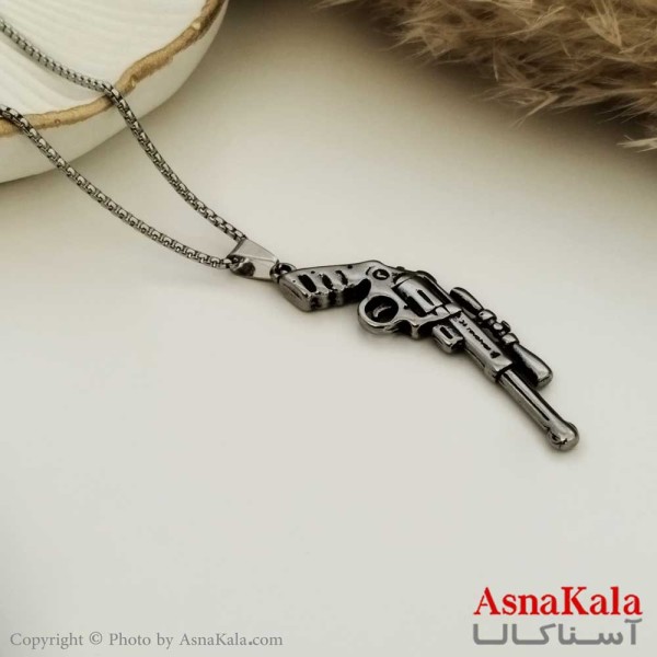 گردنبند تفنگ اسپورت استیل316 کد GNB16262W