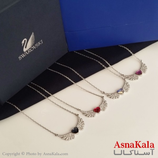 گردنبند سواروسکی اورجینال بال و قلب به همراه کارت گارانتی و جعبه سواروفسکی کد GNB16322W