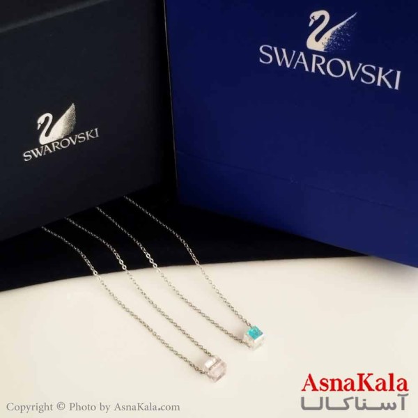 گردنبند سواروسکی اورجینال به همراه کارت گارانتی و جعبه سواروفسکی کد GNB16326W