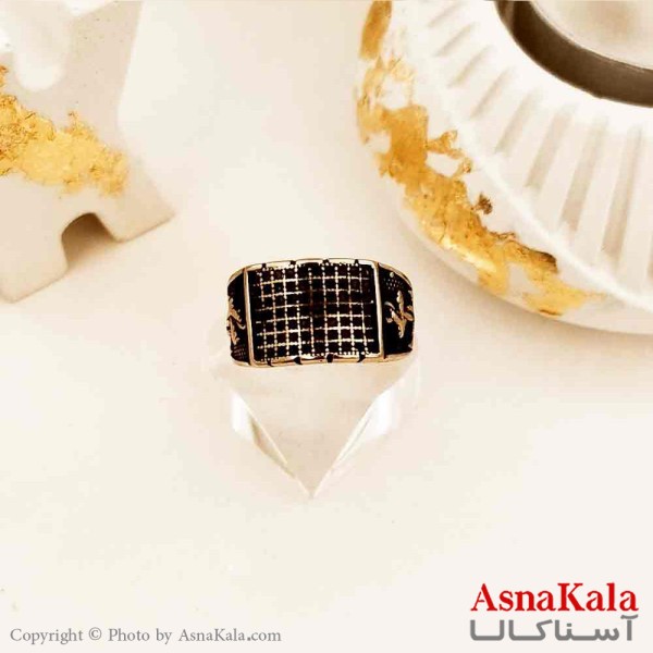 انگشتر طلاروس مردانه مدل لنگر کشتی کد ANG19148W