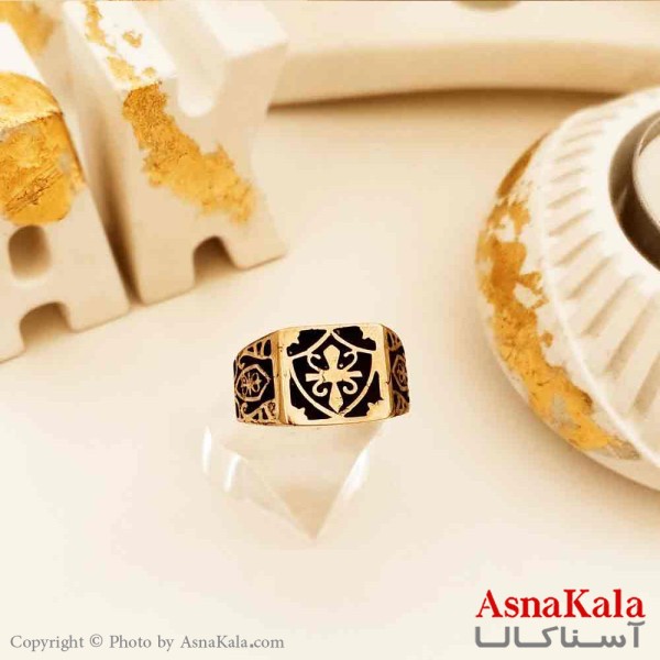 انگشتر طلاروس مردانه مدل جدید کد ANG19120W