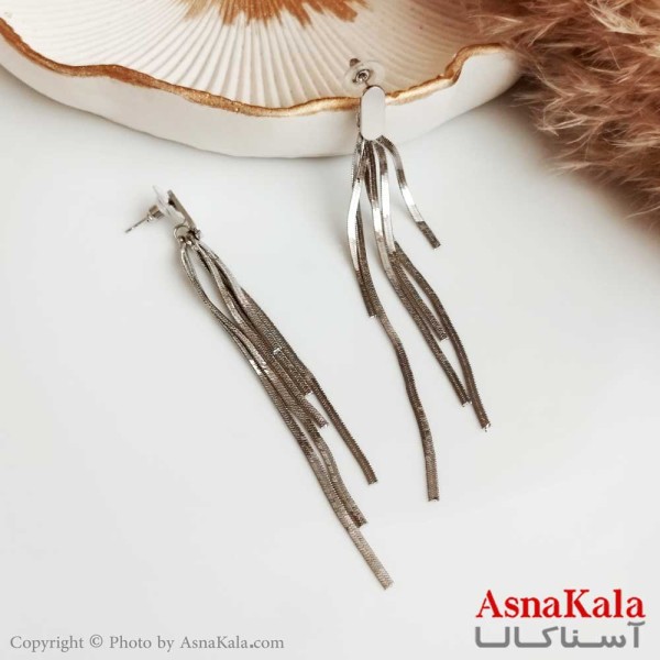 گوشواره زنانه استیل مدل ماری  کد GSH15284W