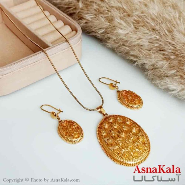 نیمست  طلاروس بیضی جدید رنگ طلایی کد NIM14165W