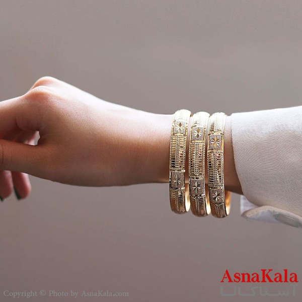 النگو زنانه طلاروس 1سانت رنگ طلایی کد DSB18326W