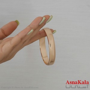 بنگل آینه ای ژوپینگ 1 سانت اورجینال طلایی زنانه DSB18441W