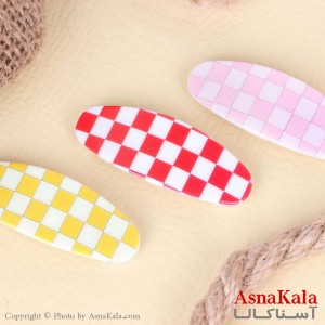 گیره مو تق تقی بیضی جنس خارجی کد HAIR13100W