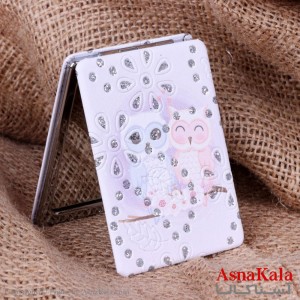 آینه جیبی نگینی  جنس خارجی کد HAIR13113W