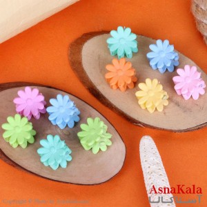 گیره مو زنانه کوچک جنس خارجی 5 عددی مدل گل کد HAIR13116W