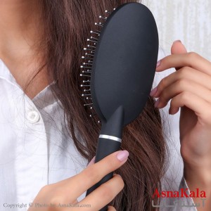 برس مو زنانه  جنس خارجی مشکی کد HAIR13146W