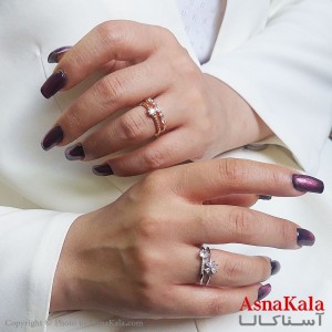 انگشتر  زنانه دریم  مدل پروانه کد ANG19368W