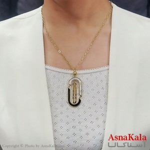 گردنبند زنانه استیل ترند کارتیر جدید  طلایی کد GNB16734W