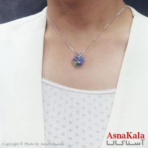 انگشتر نقره روس زنانه نگین مشکی کد ANG19492W