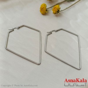 گوشواره زنانه الماس استیل 316  کد GSH15547W