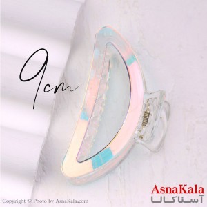 کلیپس اکرولیک هولوگرامی هلالی مدل چاویی  کد HAIR13167W