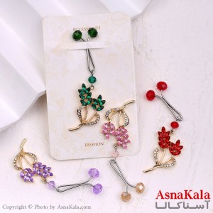 گیره روسری مدل برگ کد HAIR13175W