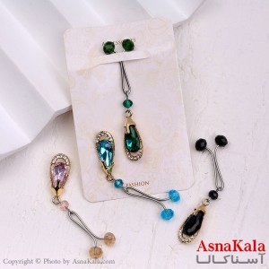 گیره روسری مدل قطره نگینی کد HAIR13177W