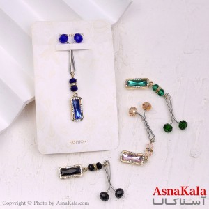 گیره روسری مدل مستطیل نگینی  کد HAIR13187W