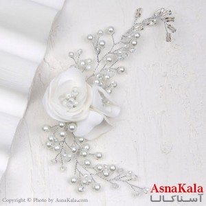 ریسه مو مدل رز سفید کد HAIR13199W