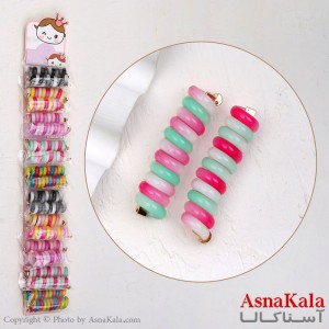 کش فنری رنگی رنگی  جنس خارجی کد HAIR13210W