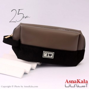 کیف آرایشی کبریتی مدل دو رنگ جنس خارجی کد HAIR13217W