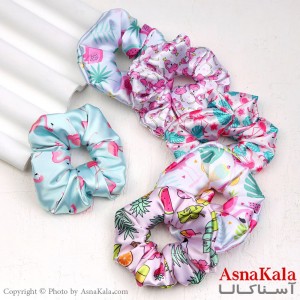 کش مو زنانه ساتن رنگی جنس خارجی کد HAIR13220W