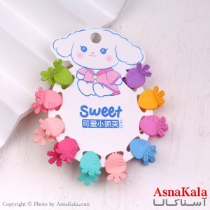 گیره مو زنانه کوچک جنس خارجی 10عددی مدل هویچ کد HAIR13276W