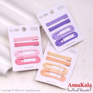 گیره و پنس و تق تقی مو بیضی مجموعه 10عددی کد HAIR13353W