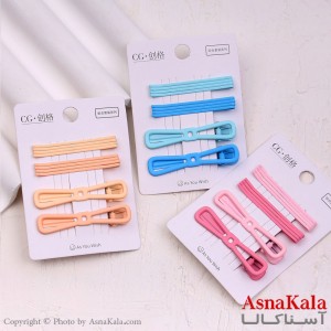 پنس و گیره انبری مو پاپیون مجموعه 10عددی  کد HAIR13416W