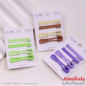 پنس و گیره انبری مو پاپیون مجموعه 10عددی  کد HAIR13418W