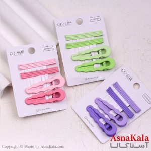پنس و گیره انبری مو هلالی مجموعه 10عددی  کد HAIR13421W