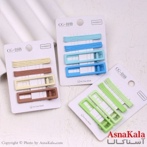 پنس و گیره انبری مو مربع مجموعه 10عددی  کد HAIR13429W