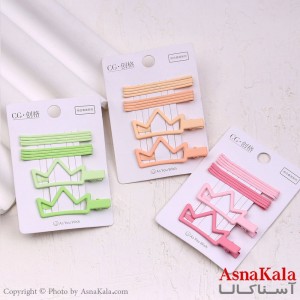 پنس و گیره انبری مو تاج مجموعه 10عددی کد HAIR13436W