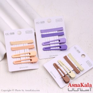 پنس و گیره انبری مو بادومی مجموعه 10عددی  کد HAIR13443W