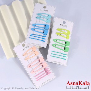 پنس و گیره انبری مو پینترستی ترکیبی مجموعه 7عددی  کد HAIR13541W