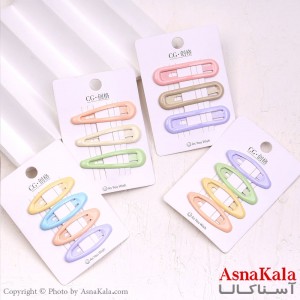 گیره مو تق تقی کارتی مینیمال کد HAIR13731W