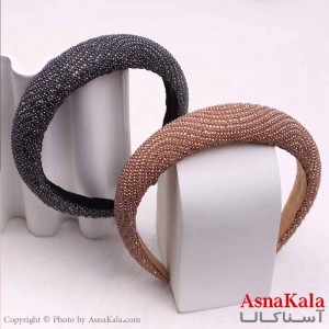 تل مو زنانه مجلسی نگین ریز کد HAIR13741W