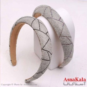 تل مو زنانه مجلسی نگین طرحدار کد HAIR13744W