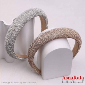 تل مو زنانه مجلسی نگین درخشان کد HAIR13746W