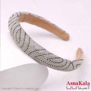 تل مو زنانه مجلسی مدل مروارید طرحدار کد HAIR13756W