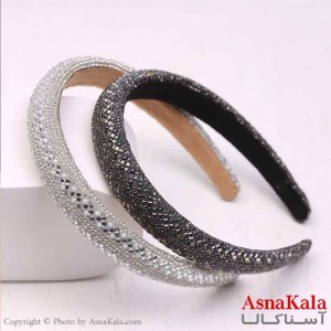 تل مو زنانه مجلسی مدل کریستالی کد HAIR13761W