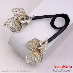 باندفر مو زنانه مجلسی مدل گل لاله کد HAIR13769W