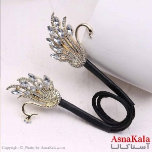 باندفر مو زنانه مجلسی مدل قو طلایی کد HAIR13773W