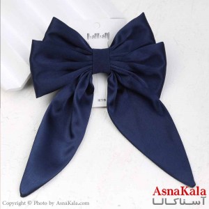 گیره مو زنانه مدل پاپیون فرانسوی ساتن ساده کد HAIR13796W