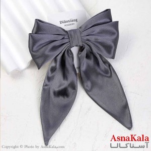 گیره مو زنانه مدل پاپیون فرانسوی ساتن ساده کد HAIR13801W