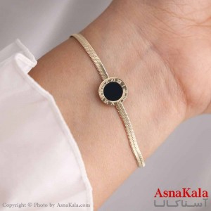 دستبند زنانه هرینگبون استیل 316 مدل ماه کد DSB18565W