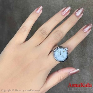 انگشتر زنانه ساعتی  مدل  صفحه انگلیسی کد ANG19588W
