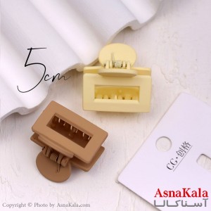 مینی کلیپس پینترستی مدل کلاسیک رنگ نود کد HAIR13900W